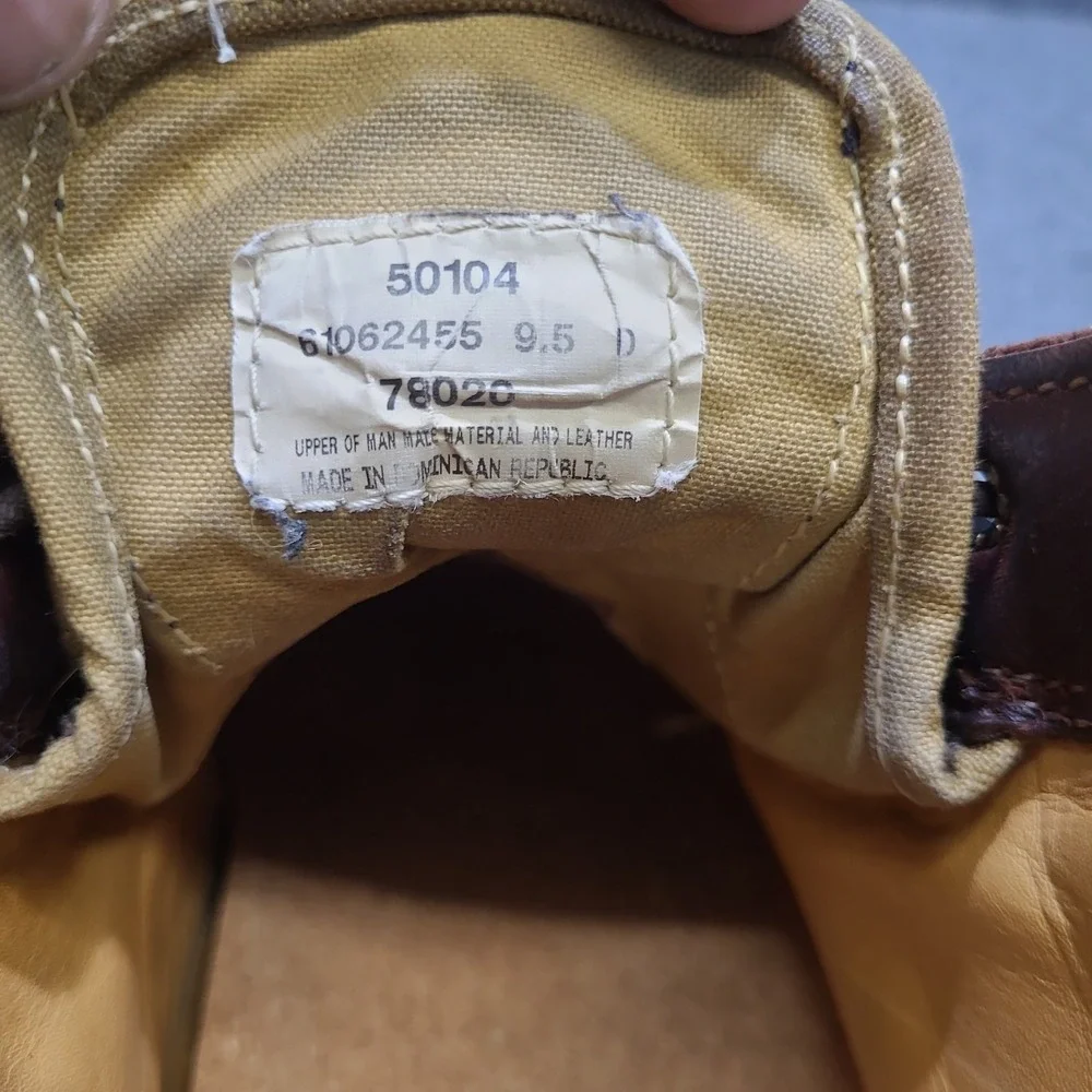 Vintage Filson Men's Chukka Boots Brown Leather Lace Up Round Toe US 9.5 D 50104
